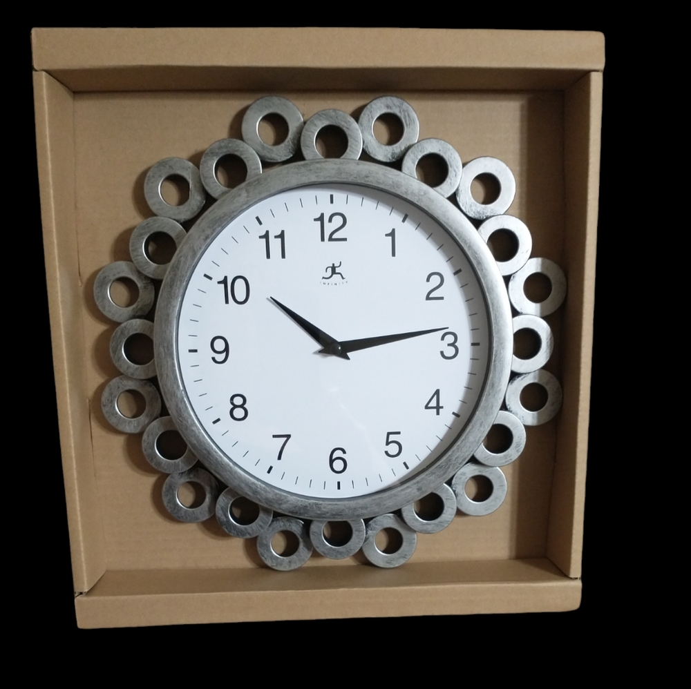 Cute Circles Clock by Infinity